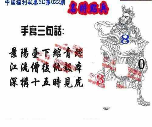 25022期: 福彩3D丹东全图分析