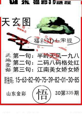 24335期: 福彩3D丹东全图分析