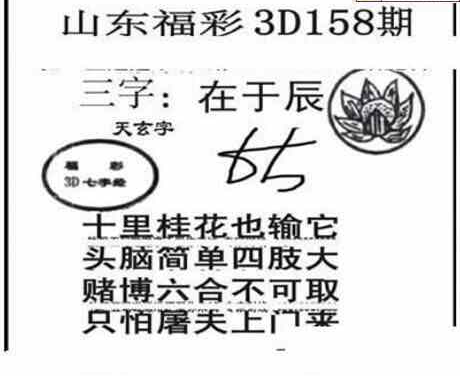 24158期: 三毛3D精品图谜