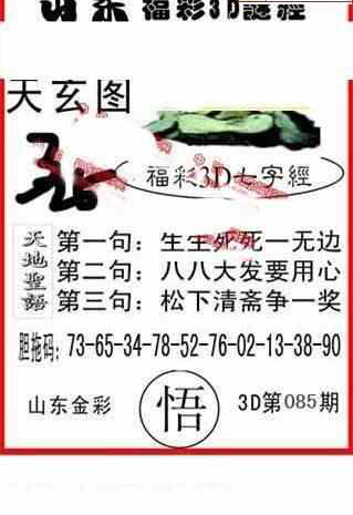 24085期: 福彩3D丹东全图分析