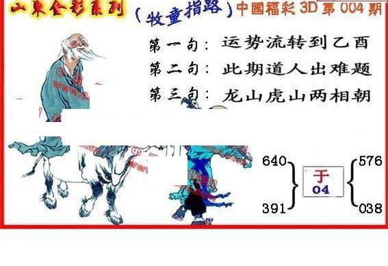 25004期: 福彩3D丹东全图分析