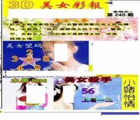 24245期: 三毛3D精品图谜