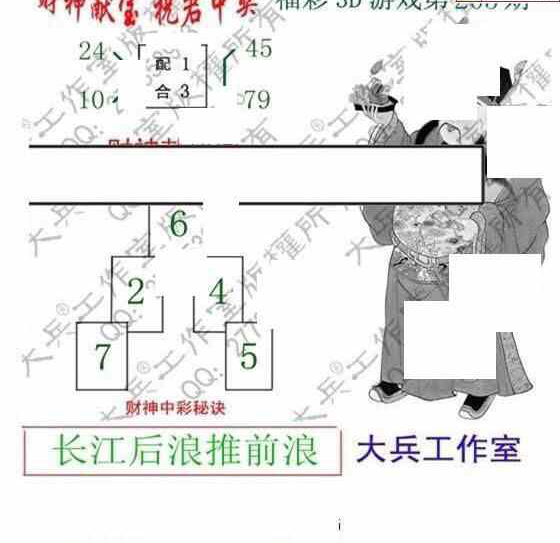 24205期: 大兵福彩3D黄金报图版