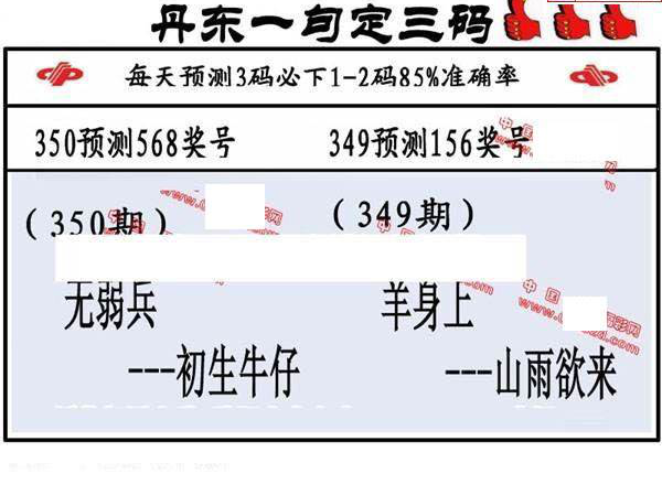 24350期: 福彩3D丹东全图分析