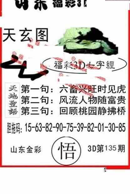 24135期: 福彩3D丹东全图分析