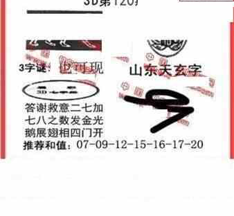 24120期: 福彩3D丹东全图分析