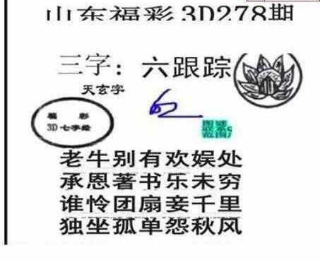 24278期: 三毛3D精品图谜