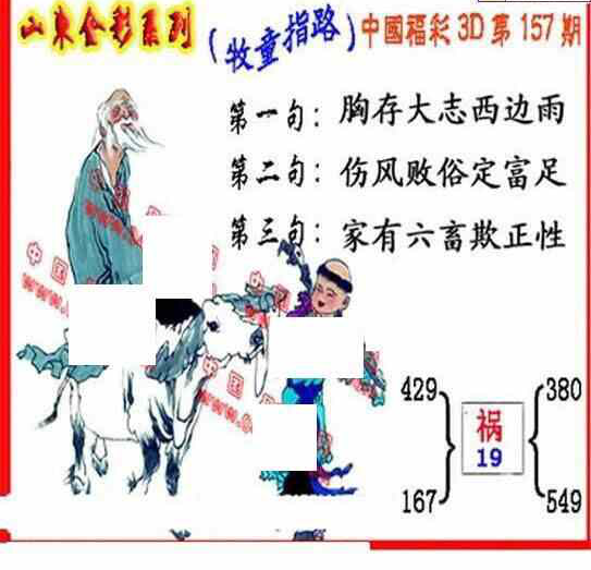 24157期: 福彩3D丹东全图分析