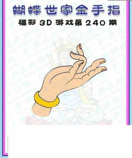 24240期: 3D蝴蝶世家蝴蝶彩图