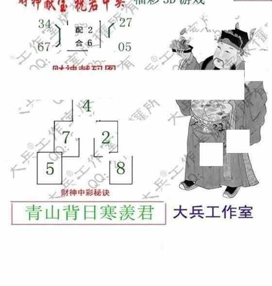 24120期: 大兵福彩3D黄金报图版