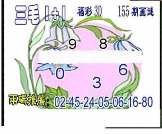 24155期: 三毛3D精品图谜