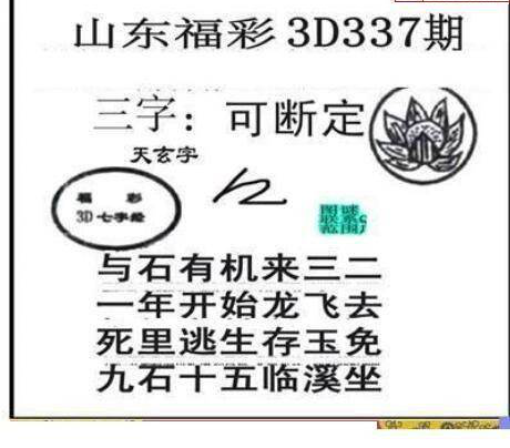 24337期: 三毛3D精品图谜