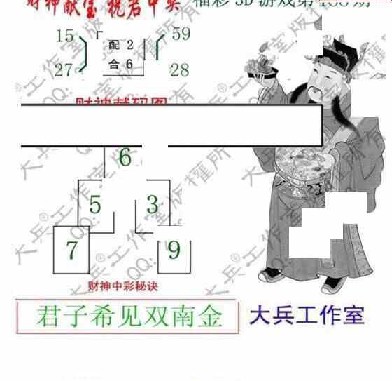 24188期: 大兵福彩3D黄金报图版