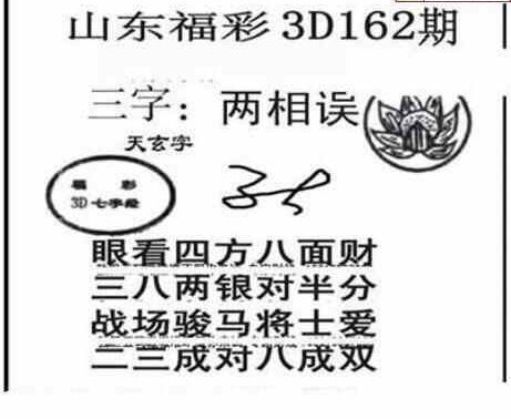 24162期: 三毛3D精品图谜