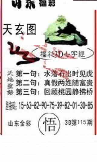 24115期: 福彩3D丹东全图分析