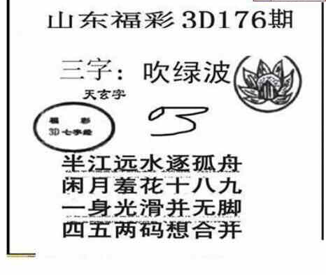 24176期: 三毛3D精品图谜