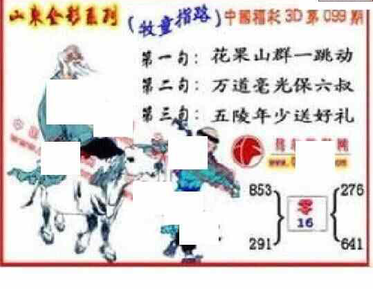 24099期: 福彩3D丹东全图分析