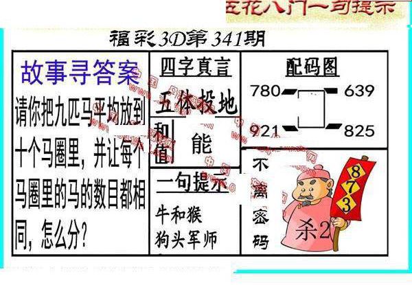 24341期: 福彩3D丹东全图分析