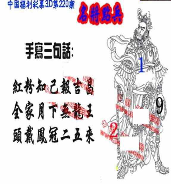 24220期: 福彩3D丹东全图分析