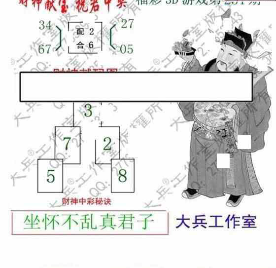 24251期: 大兵福彩3D黄金报图版