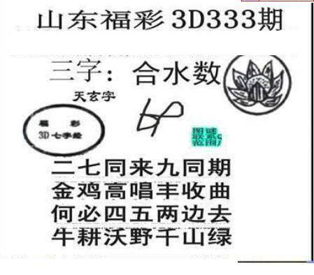 24333期: 三毛3D精品图谜