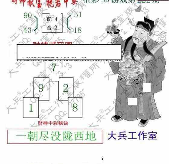 24222期: 大兵福彩3D黄金报图版