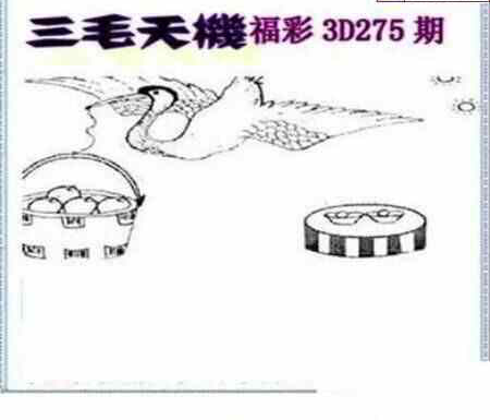 24275期: 三毛3D精品图谜