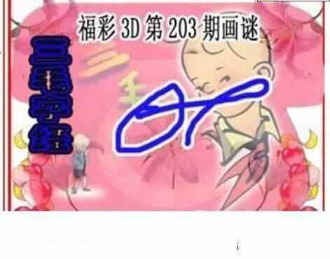 24203期: 三毛3D精品图谜