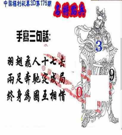 24175期: 福彩3D丹东全图分析