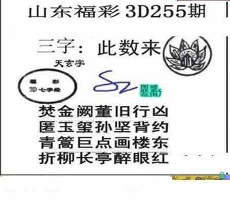 24255期: 三毛3D精品图谜