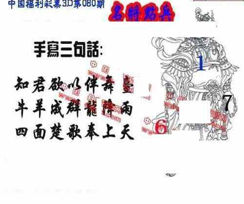 24080期: 福彩3D丹东全图分析