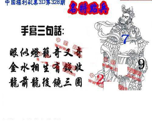 24328期: 福彩3D丹东全图分析