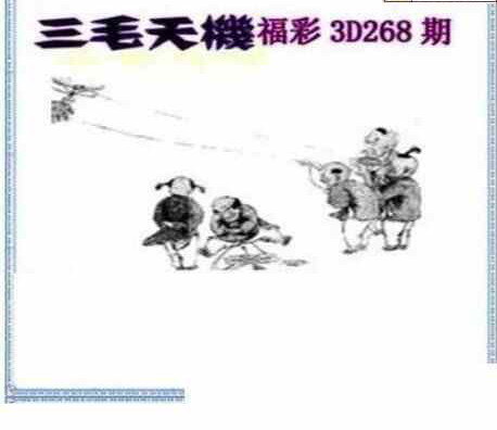 24268期: 三毛3D精品图谜