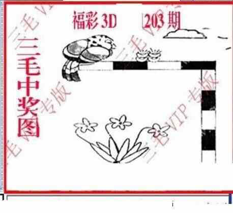 24203期: 三毛3D精品图谜