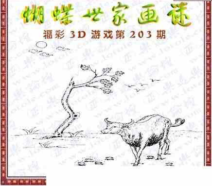 24203期: 3D蝴蝶世家蝴蝶彩图