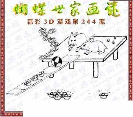 24244期: 3D蝴蝶世家蝴蝶彩图