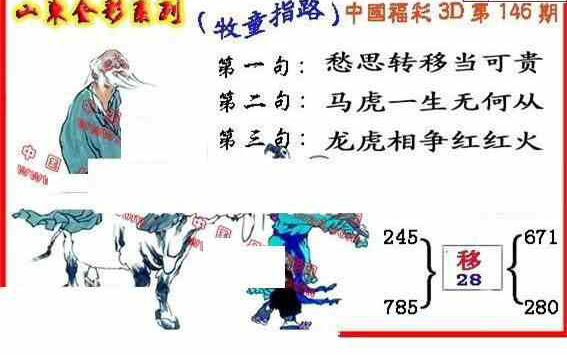 24146期: 福彩3D丹东全图分析