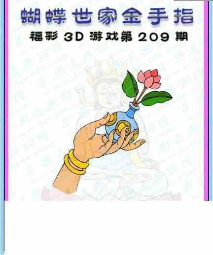 24209期: 3D蝴蝶世家蝴蝶彩图