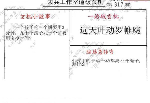 24317期: 大兵福彩3D黄金报图版