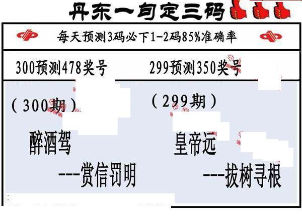 24300期: 福彩3D丹东全图分析