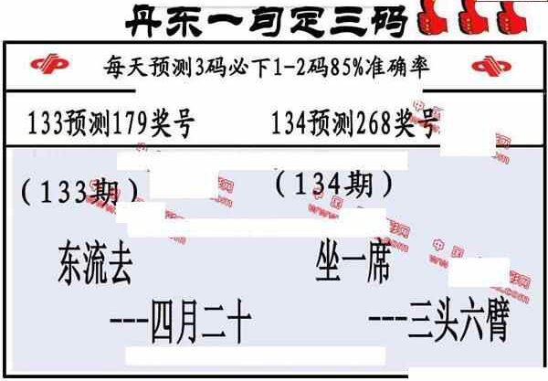 24134期: 福彩3D丹东全图分析