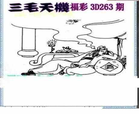 24263期: 三毛3D精品图谜