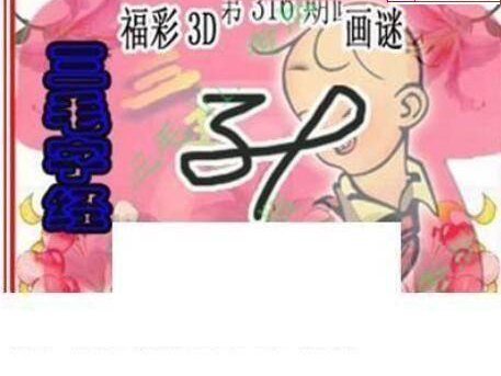 24316期: 三毛3D精品图谜