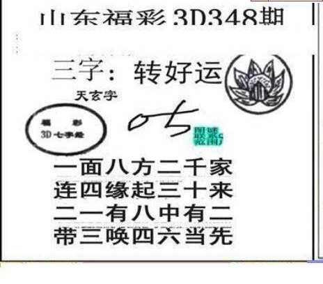 24348期: 三毛3D精品图谜