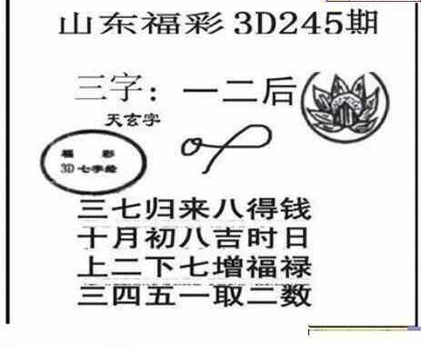 24245期: 三毛3D精品图谜