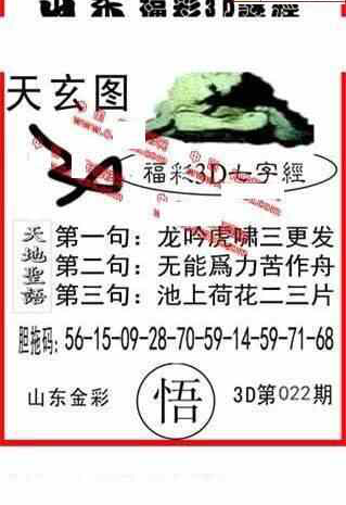 25022期: 福彩3D丹东全图分析