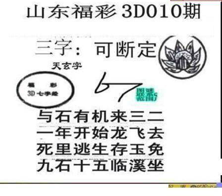 25010期: 三毛3D精品图谜