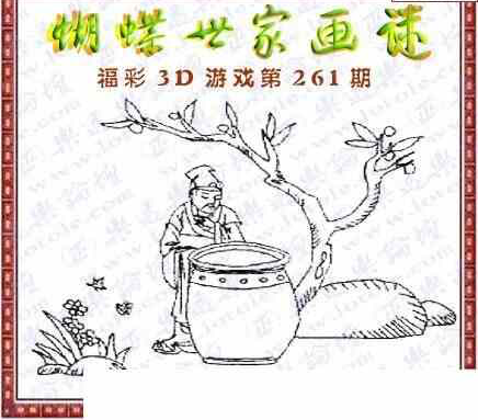 24261期: 3D蝴蝶世家蝴蝶彩图