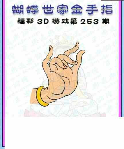 24253期: 3D蝴蝶世家蝴蝶彩图