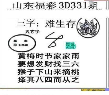 24331期: 三毛3D精品图谜